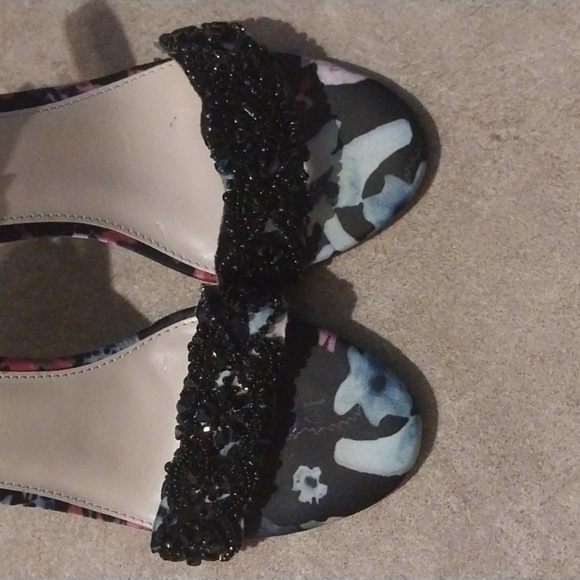 Blue by Betsy Johnson, Gina Embellished Evening Sandals Size 8 - Picture 2 of 8